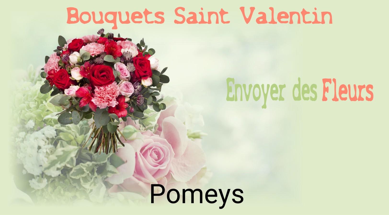 Roses de Saint-Valentin livrées à Pomeys